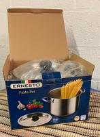 Casserole à pâtes 4,5l, Neuf, Inox, Plaques à induction, Enlèvement