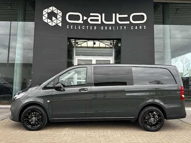 Mercedes-Benz Vito 116d Aut. L2 Dubbel Cabine / GPS / Trekh, Auto's, Automaat, Mercedes-Benz, Bedrijf, Start-stop-systeem