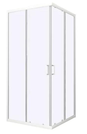 Douchedeur L-opstelling, Ophalen, Nieuw, Glas, Douche