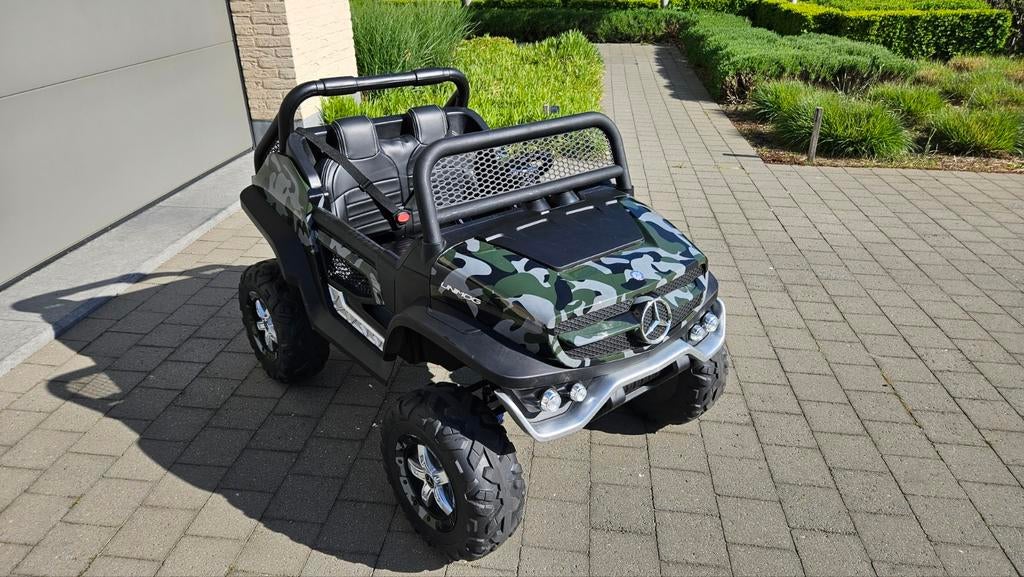 Stoere Mercedes-Benz Unimog Elektrische Kinderauto, Ophalen
