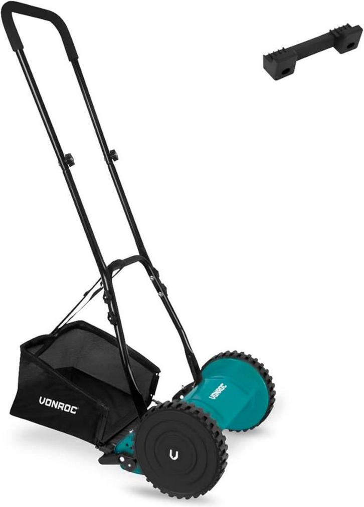 VONROC handgrasmaaier / kooimaaier – zeer goede staat, Jardin & Terrasse, Tondeuses à gazon, Comme neuf, Tondeuses à gazon manuelles