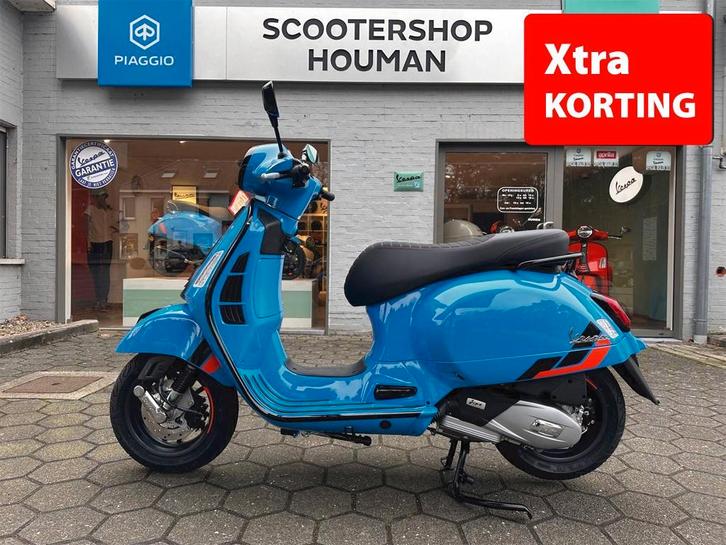 Vespa GTS 125cc SUPER SPORT BLU ECLETTICO (nr.07), Fietsen en Brommers, Scooters | Vespa, Nieuw, Overige modellen, Benzine