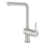 NIEUW - Grohe Minta keukenkraan - Supersteel, Bricolage & Construction, Sanitaire, Enlèvement, Neuf, Inox, Robinet