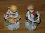 Twee oude beeldjes, Antiquités & Art, Antiquités | Céramique & Poterie, Enlèvement ou Envoi