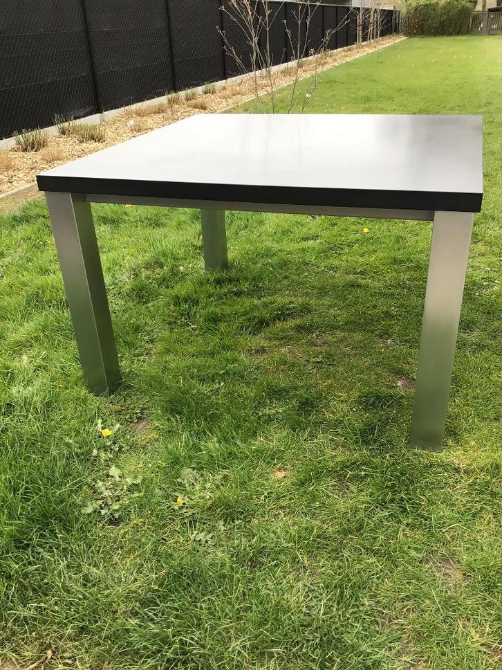 Eetkamertafel, Huis en Inrichting, Tafels | Eettafels, Gebruikt, 150 tot 200 cm, 150 tot 200 cm, Vijf personen of meer, Vierkant