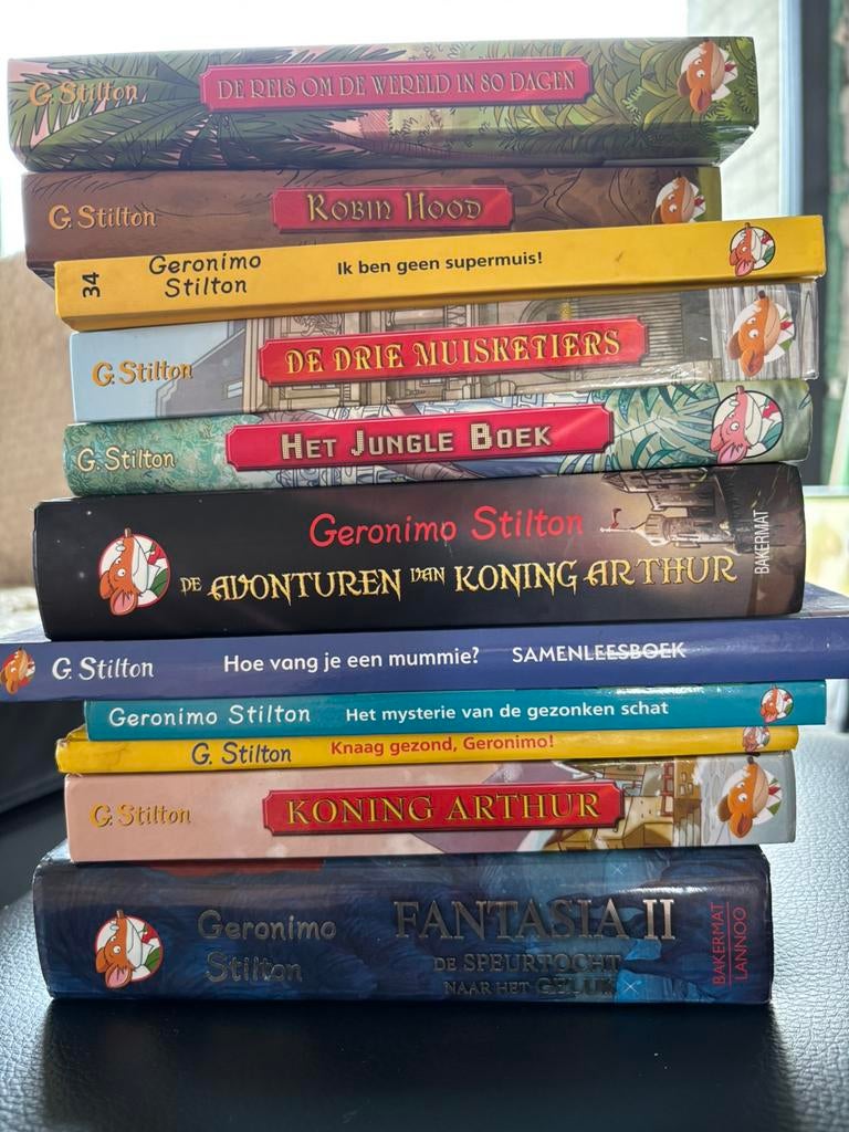 Lot boeken Geronimo Stilton, Boeken, Ophalen, Zo goed als nieuw