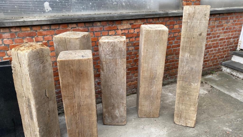 Houten blokken, Ophalen, Gebruikt, Minder dan 180 cm, Balken