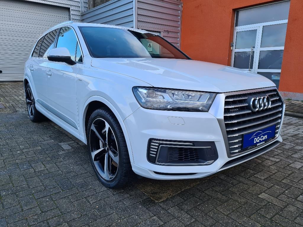 Audi Q7 E-Tron Quattro - PHEV Hybride / Diesel, Auto's, Automaat, Bi-Xenon koplampen, Euro 6, Wit