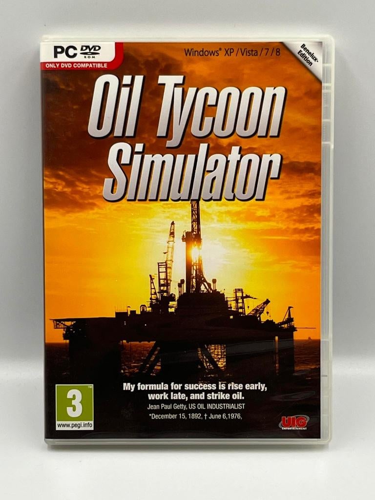 PC-Game : Oil Tycoon Simulator, Consoles de jeu & Jeux vidéo, Jeux | PC, Enlèvement ou Envoi, 1 joueur, Comme neuf, À partir de 3 ans