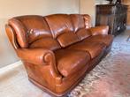 Vintage lederen salon, Ophalen, Gebruikt, Leer