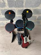 Guitar Hero World Tour (guitare + batterie)Xbox 360, Consoles de jeu & Jeux vidéo, Enlèvement ou Envoi, Utilisé