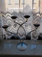 Magnifique bougeoir, Maison & Meubles, Gris, Enlèvement, Utilisé, Métal