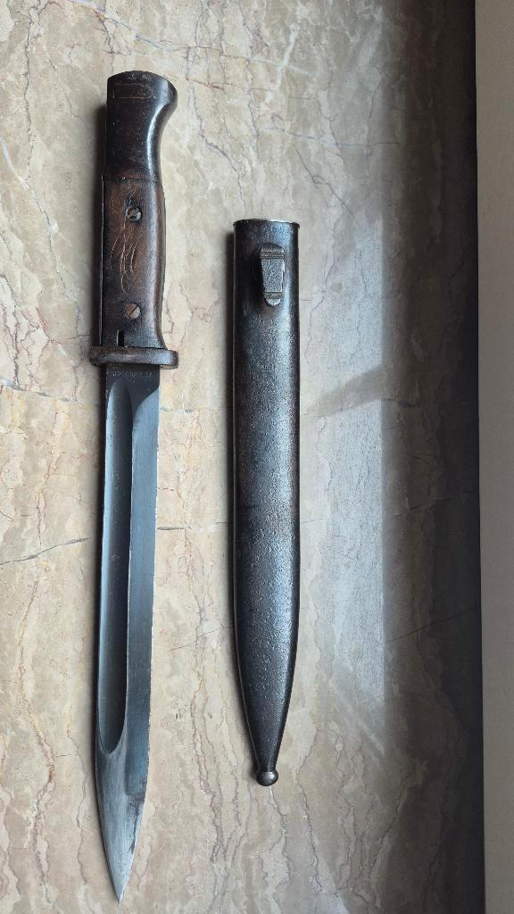 Mooie duitse K98 bayonet Jos.Corts sn 1938 nummergelijk, Collections, Objets militaires | Seconde Guerre mondiale, Enlèvement ou Envoi