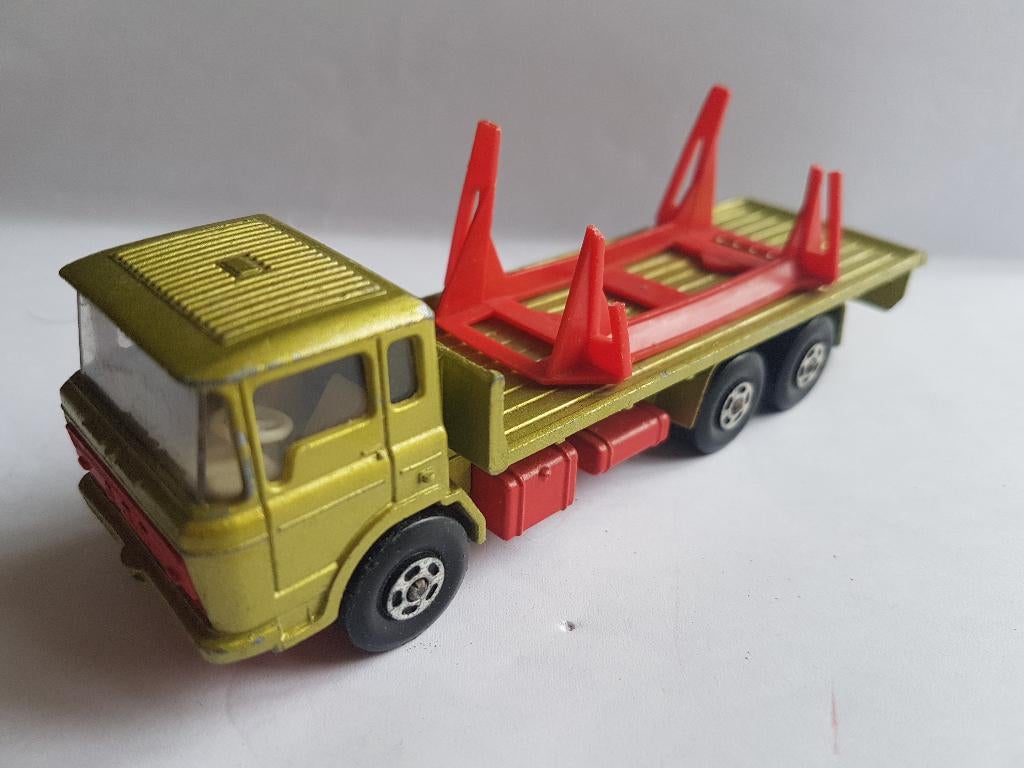 1971 Matchbox k13-20 Daf Truck gemaakt in Engeland, Hobby en Vrije tijd, Modelauto's | Overige schalen, Gebruikt, Bus of Vrachtwagen