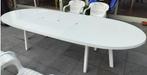 GROTE TUINTAFEL met inzetbaar middenstuk, Ophalen, Gebruikt, Ovaal, Kunststof