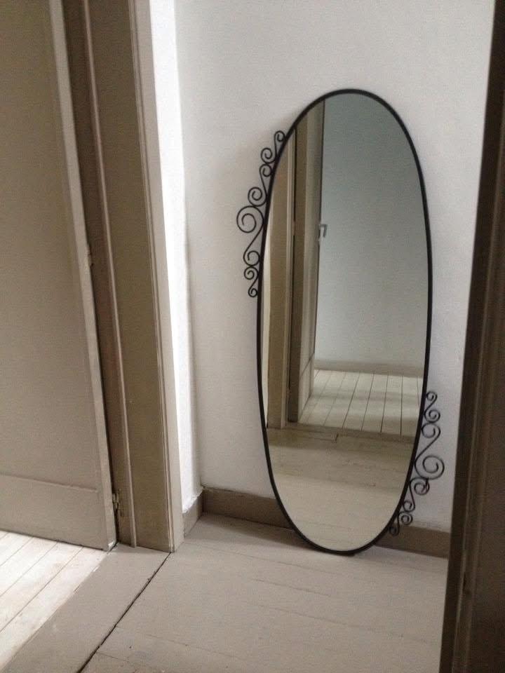 Spiegel, Huis en Inrichting, Woonaccessoires | Spiegels, Ophalen, Zo goed als nieuw, 50 tot 75 cm, 150 tot 200 cm