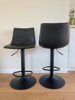 2 verstelbare barkrukken, Huis en Inrichting, Ophalen, Zo goed als nieuw, In hoogte verstelbaar