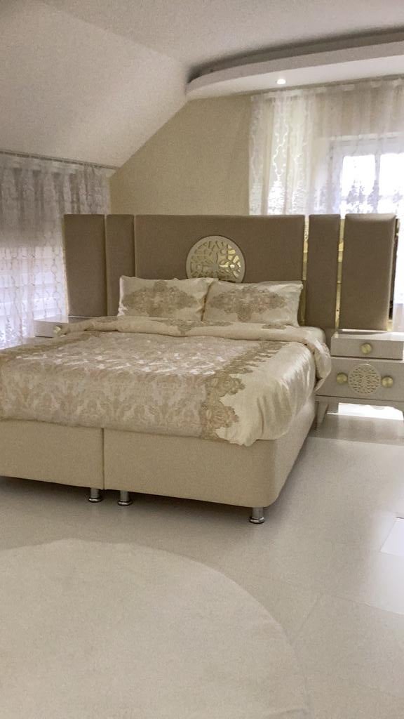 slaapkamer met tweepersoonsbed, Maison & Meubles, Chambre à coucher | Linge de lit, Enlèvement ou Envoi