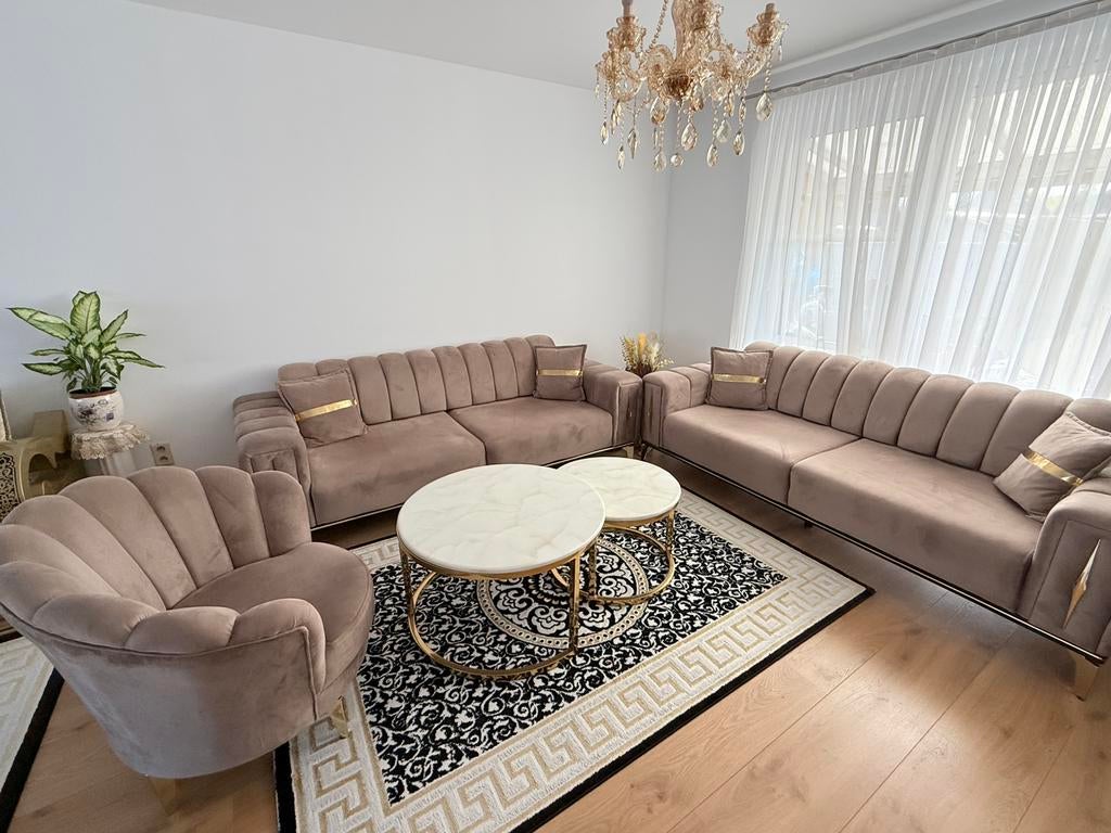 Salon, Huis en Inrichting, Ophalen, Zo goed als nieuw, Stof