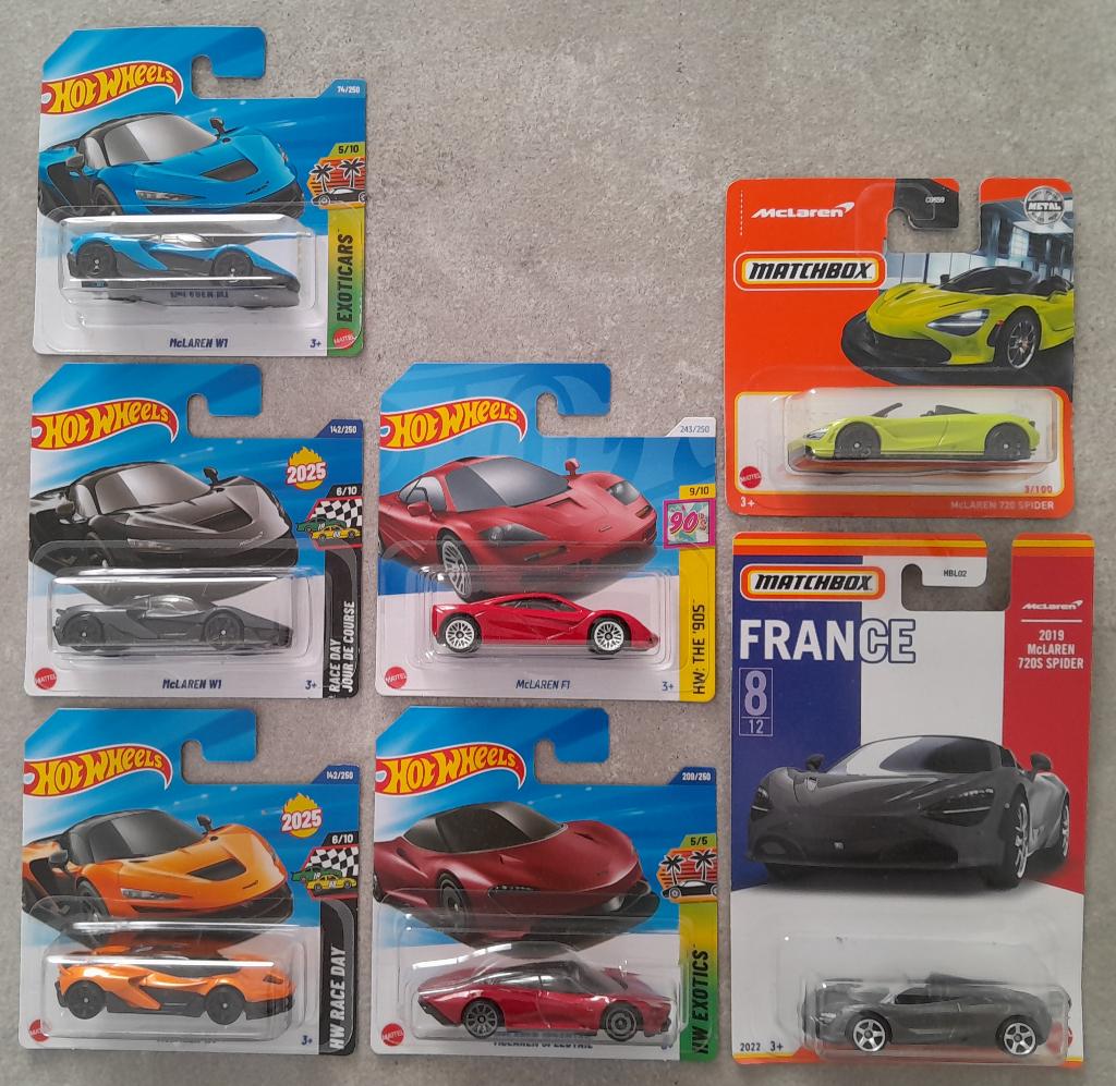McLaren - Hot Wheels et Matchbox, Enlèvement ou Envoi