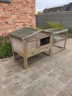 Gebruikt hok met zelf gemaakte buitenruimte., Ophalen, Gebruikt, Hok