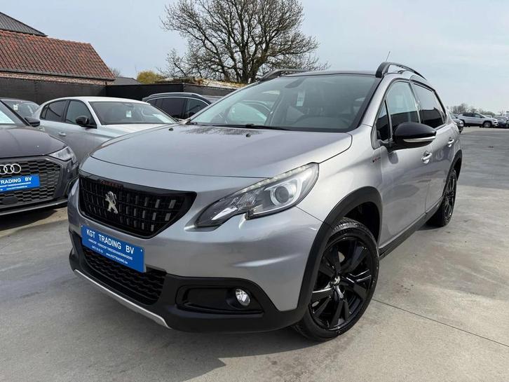 Peugeot 2008 1.2i 110PK GT-LINE PANO-DAK LEDER CARPLAY ALU L, Auto's, Peugeot, Bedrijf, Te koop, ABS, Airbags, Airconditioning