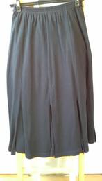 Lakerberg zwarte lange rok met splitten maat M, Zwart, Ophalen of Verzenden, Gedragen, Onder de knie