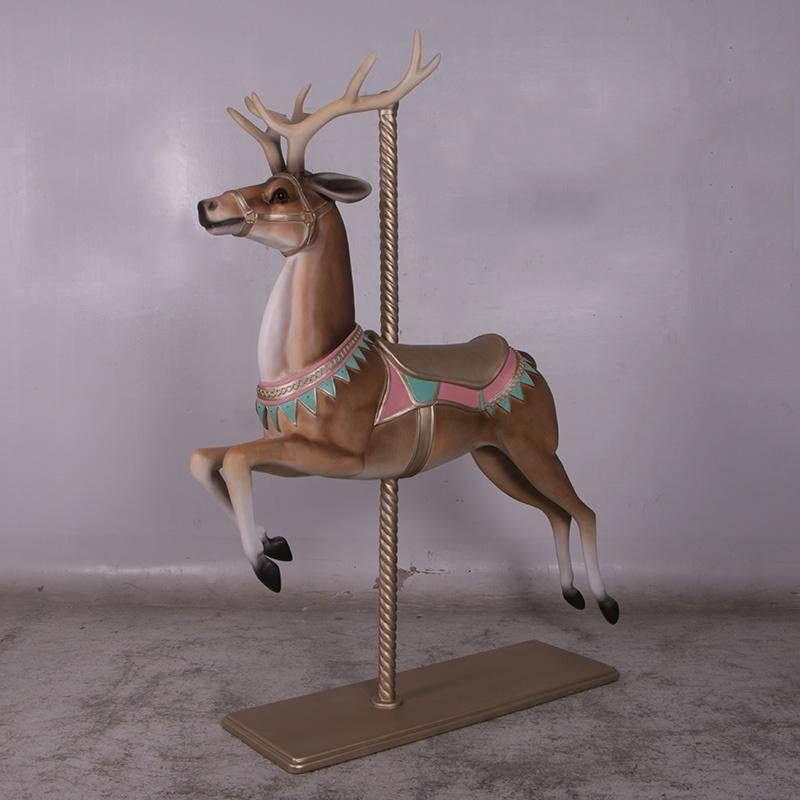 Christmas Carousel Reindeer - Zebra - Horse - hoogte 182 cm, Ophalen, Nieuw