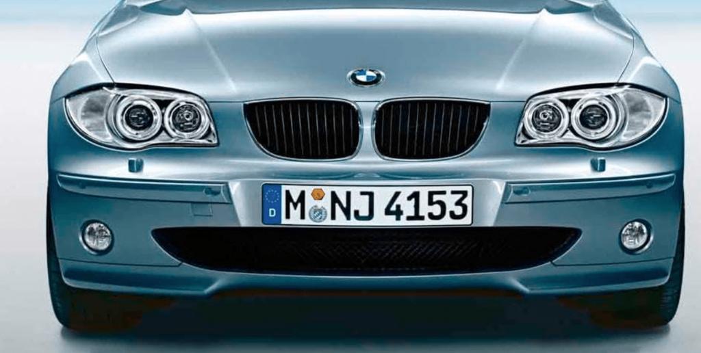 Retrofit voorbumper lip spoiler BMW 1 serie E87 51117136633, Autos : Pièces & Accessoires, Carrosserie & Tôlerie, Haillon arrière