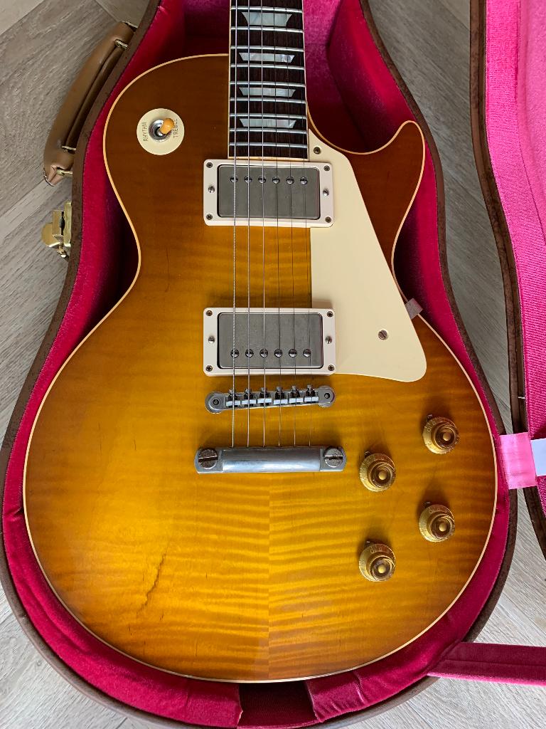 2018 Gibson Historic Les Paul 1959 Standard VOS, Muziek en Instrumenten, Ophalen, Gebruikt, Solid body, Gibson