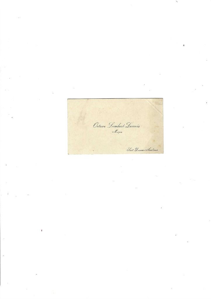 Carte de visite ancienne, Collections, Cartes de naissance & Cartes de visite, Enlèvement ou Envoi, Carte de visite