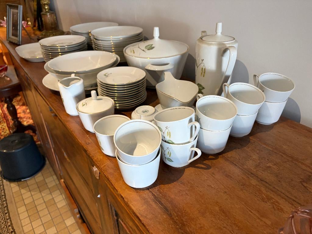 69 delige servies van Kahla en Konitz, Ophalen, Zo goed als nieuw, Porselein, Bord(en)