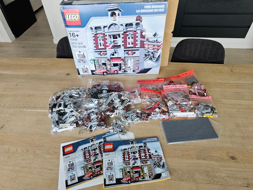 Lego fire brigade 10197, Ophalen, Lego