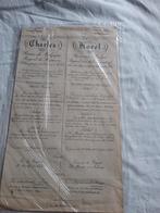 Certificat 1949 du Lion de l'Ordre du Katanga 1941, Enlèvement ou Envoi, Armée de terre, Ruban, Médaille ou Ailes