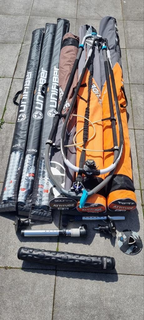 Tk: complete set 5.8m2  6.8m2  7.8m2 topstaat/nieuw, Enlèvement, Mât