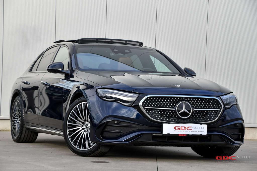 Mercedes-Benz E-Klasse 200 E200 l AMG Line l Pano Dak l Prem, Automaat, 4 deurs, Gebruikt, Beige