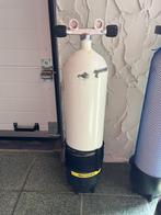 Duikfles 12l lang dubbele kraan, Ophalen, Zo goed als nieuw, Duikfles