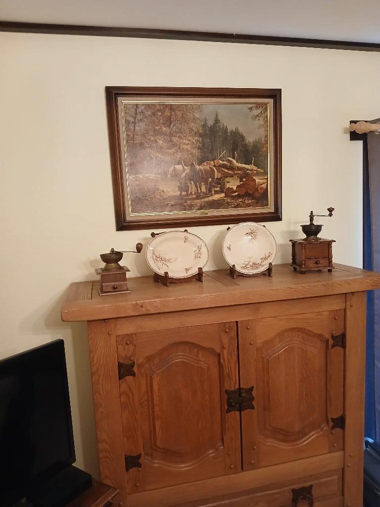 schilderij paard met kar, Enlèvement