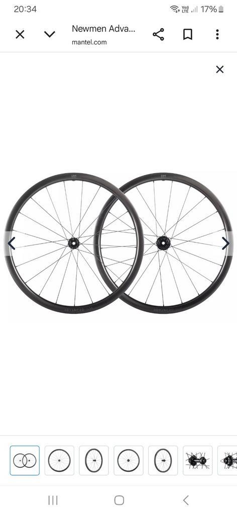 Newmen advanced g34 carbon gravel wheels, Fietsen en Brommers, Fietsen | Mountainbikes en ATB, Ophalen