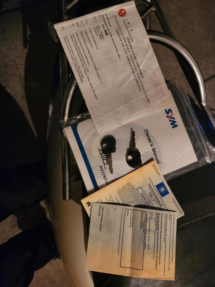 Sym allo klasse A met papieren, Tuin en Terras, Kweekspullen, Ophalen