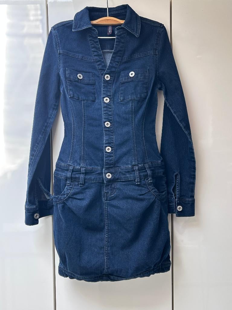 Robe en jean bleue Rainbow - Taille XS *, Rainbow, Enlèvement ou Envoi, Comme neuf, Taille 34 (XS) ou plus petite