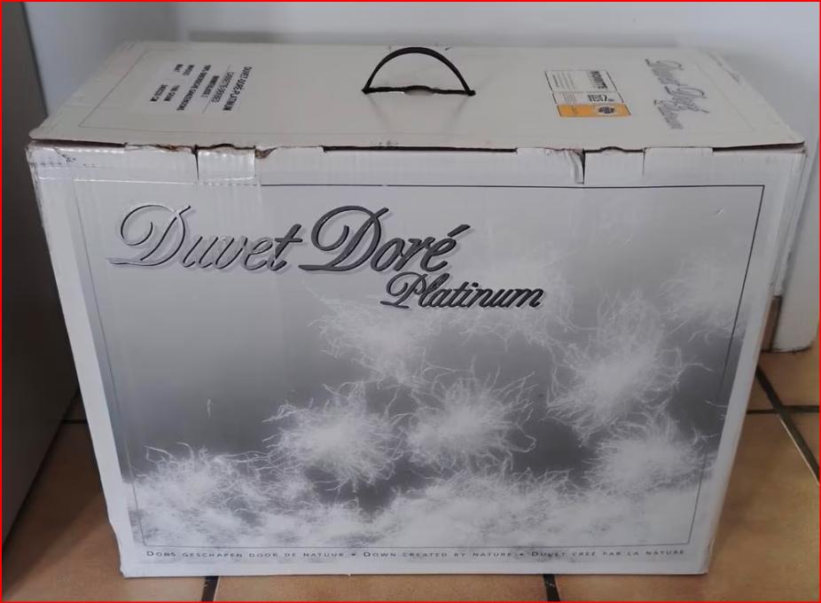 Donsdeken duvet doré platinum 240/220 cm dekbed, Wit, Ophalen of Verzenden, Deken of Dekbed, Nieuw