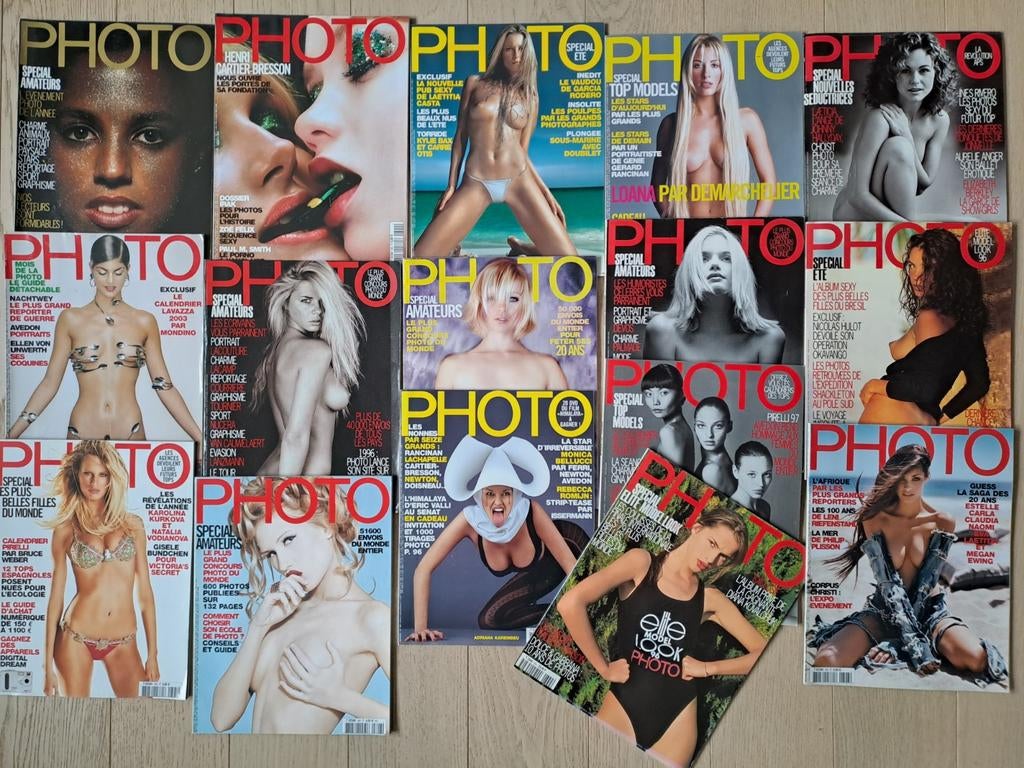Lot de 16 magazines PHOTO, Livres, Enlèvement ou Envoi