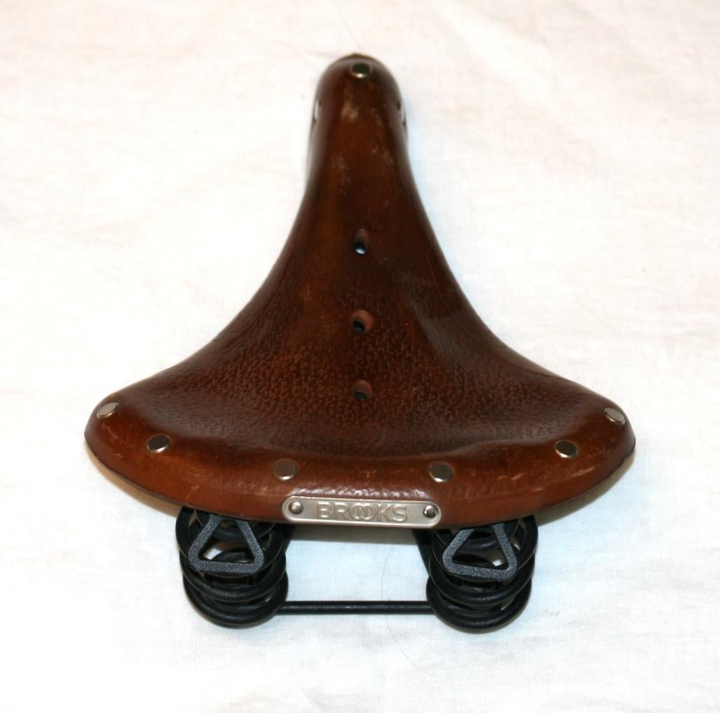 BROOKS zadel Engeland vitnage Leder, Fietsen en Brommers, Gebruikt, Leer, Ophalen of Verzenden, Brooks