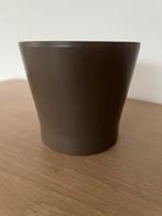 Bloempot taupe kleurig, Tuin en Terras, Ophalen, Zo goed als nieuw