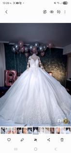 Trouw jurk, Enlèvement ou Envoi, Comme neuf, Blanc, Robe de mariée