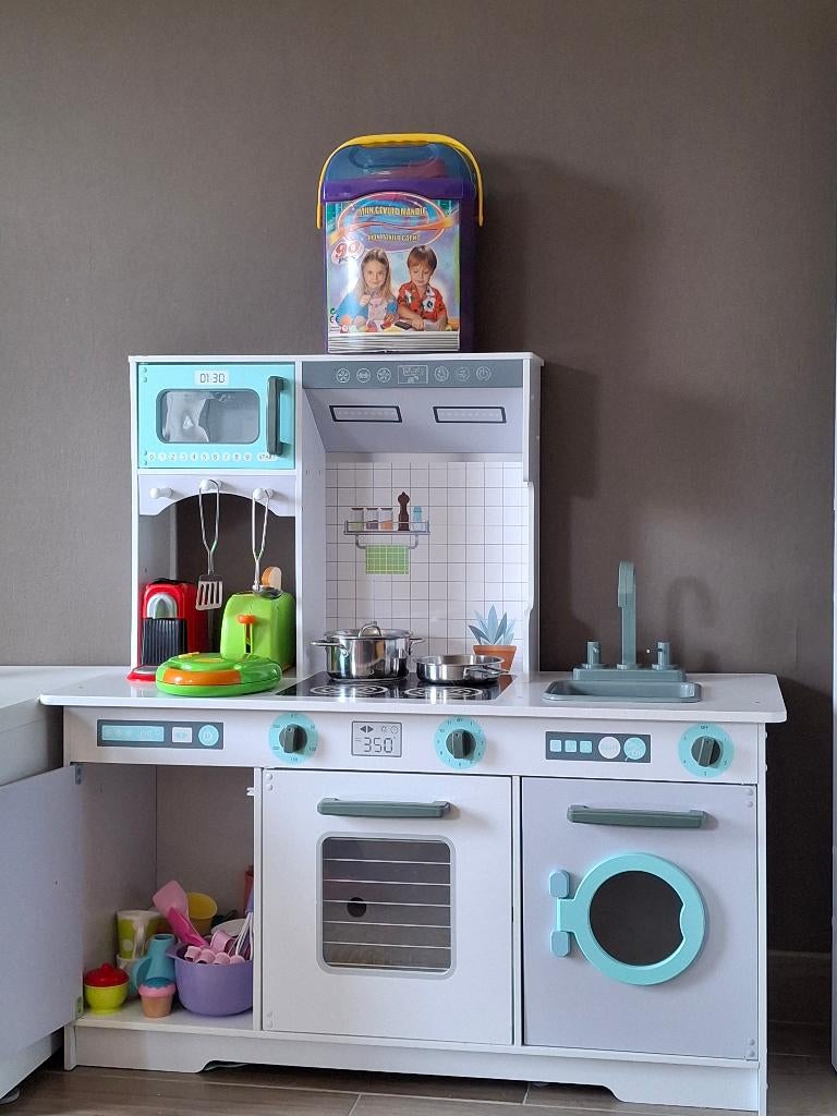 Speelkeukentje voor kinderen, Enlèvement, Comme neuf, Bois, Jouer à la cuisine