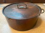 Oude koperen kookpot met deksel, Antiek en Kunst, Ophalen