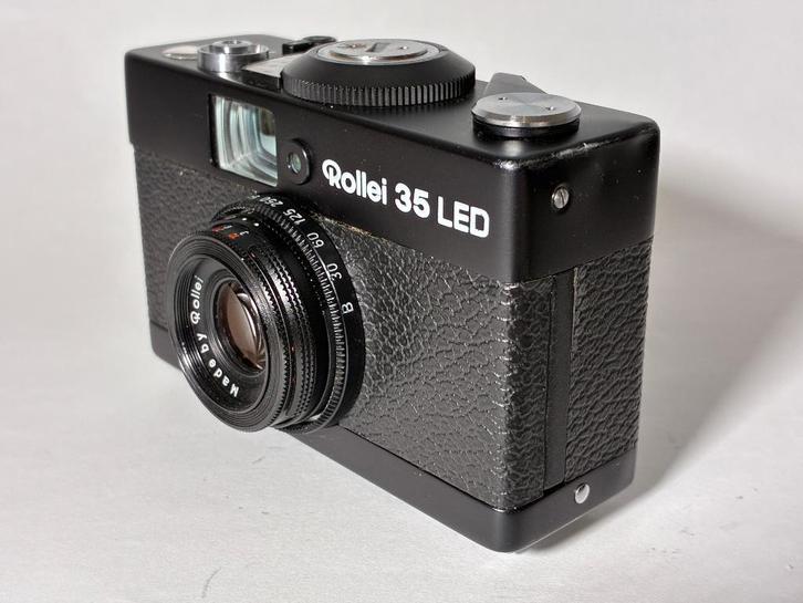 Rollei 35 LED (Getest) Triotar F/3.5 40mm Analoge Camera, Audio, Tv en Foto, Fotocamera's Analoog, Gebruikt, Spiegelreflex, Overige Merken