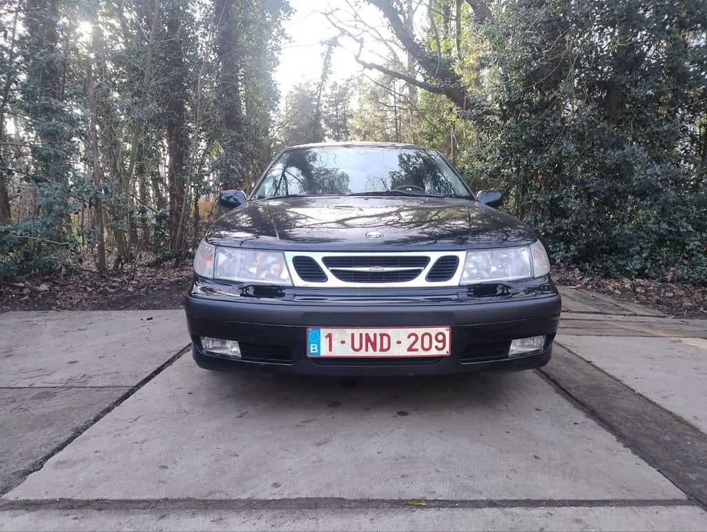 Topstaat Saab 9.5 MK1 Black Edition Benzine Euro 3 Automaat, Auto's, Saab, Beige, 4 cilinders, Beige, Leder
